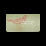Red Bird Green Wood Grain with Stars Save the Date