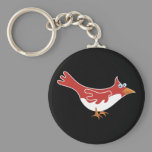 red bird keychains
