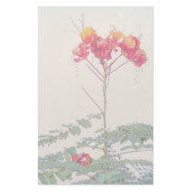 Red Bird of Paradise Flower Stationery