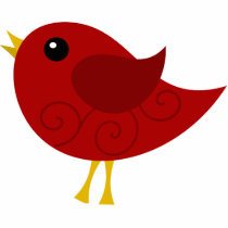 Red Bird photo sculptures