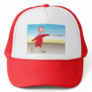 Red Bird Playing hat