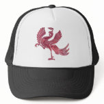 Red Bird red glass hats