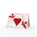 Red Bird Valentine cards