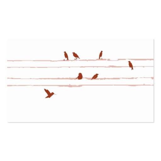 Red Birds - Business Business Cards (back side)