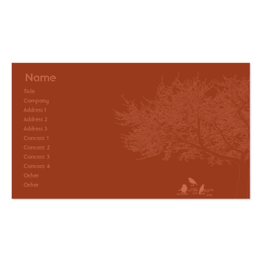Red Birds - Business Business Cards