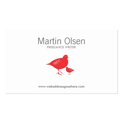 RED BIRDS Business Card