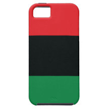Red, Black and Green Flag iPhone 5 Cases