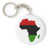 Red, Black and Green Keychain