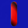 Red  Black Ellipse Skateboard