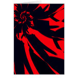 Red/Black Flower cards