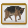 Red & Black German Shepherd - Ranch Dog Lover Mouse Pads
