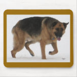 Red &amp; Black German Shepherd - Ranch Dog Lover Mouse Pads