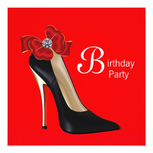 high heel shoe invitation template black high heel shoe birthday invitation zazzle high heel shoe invitation template black high heel shoe birthday invitation zazzle