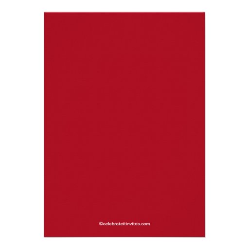 Red & Black Ladybug Photo Birthday Invitation