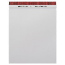 red black letterhead
