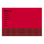 red black  lines business cards