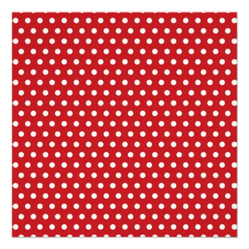 Red Black Polka Dots Birthday Party Invitations