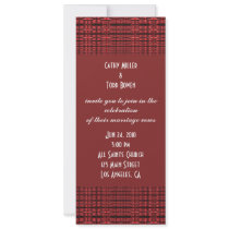 red black wedding invitations by DonnaGraysonAbstract red black wedding invitations