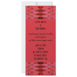 red black wedding invitations