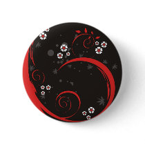 Red & Black Whimsy buttons