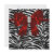 zebra party invitations, red zebra party