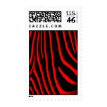 Red & Black Zebra Print Stamp