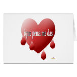 Red Bleeding Heart My Heart Bleeds For You Spanish