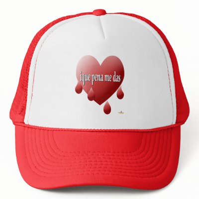 Red Bleeding Heart My Heart Bleeds For You Spanish Hat by holidayhearth