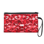 Red Bling Diamonds Wristlets