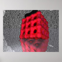 Red Blob Poster