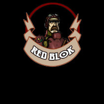 Red Blok Polo t-shirts