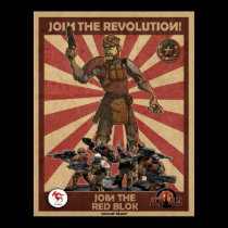 Red Blok Revolution posters by twconstantine Red Blok Revolution posters