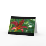 congrats, congratulations, cards, daylily, flora,