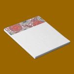 Red Blossom Notepad notepads