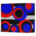 red blue black dots Black Stripes