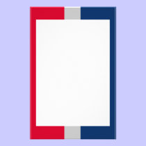 Red Blue-Gray and Navy Stationery stationery