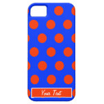Red/Blue Polka Dots - Personalize casemate cases