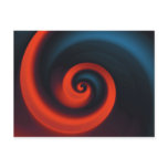 Red Blue Spiral Postcards