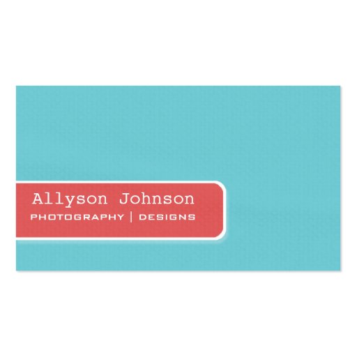 Red & Blue Tab Background Business Cards