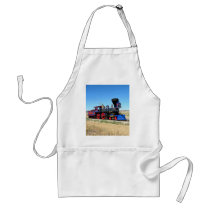 Red-Blue Train Apron