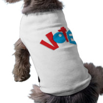 Red & Blue Vote Pet Shirt