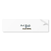 Red Bluff California City Classic Bumper Sticker