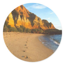 Red Bluffs Round Stickers