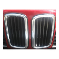 Red BMW 635 CSi Grill (Twin Kidneys) posters