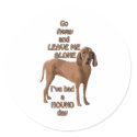 red bone coon hound stickers