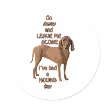 red bone coon hound stickers by knewfy red bone coon hound stickers