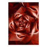 red Bongo Rose Greeting Card