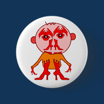 Red Bootsy buttons by talisbird Red Bootsy buttons