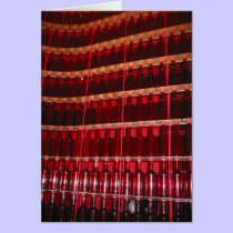 red bottles cards