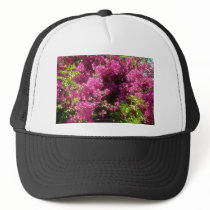 Red Bougainvillea flower, Spain flowers Mesh Hats